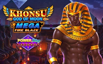 Khonsu God of Moon™ PowerPlay Jackpot: Mega Fire Blaze™